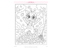 Autumn Adventures coloring pack thumbnail