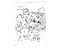 Community Helpers coloring pack thumbnail
