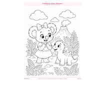 Dinosaur Discovery coloring pack thumbnail
