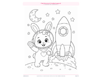 Space Explorers coloring pack thumbnail
