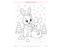 Winter Play coloring pack thumbnail