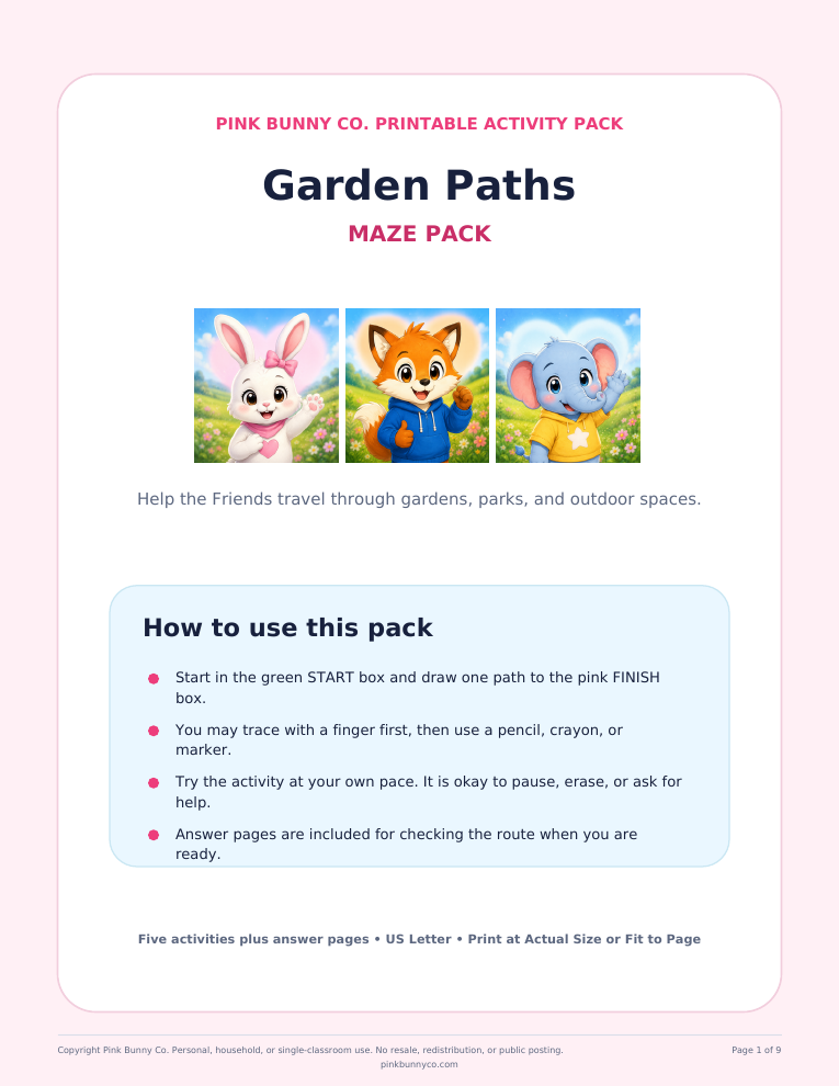 Garden Paths Maze Pack cover