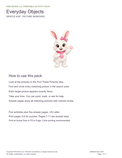 Everyday Objects Gentle Hop Picture Search cover