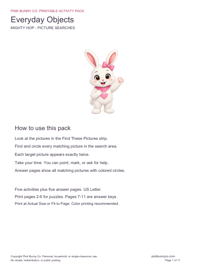 Everyday Objects Mighty Hop Picture Search cover
