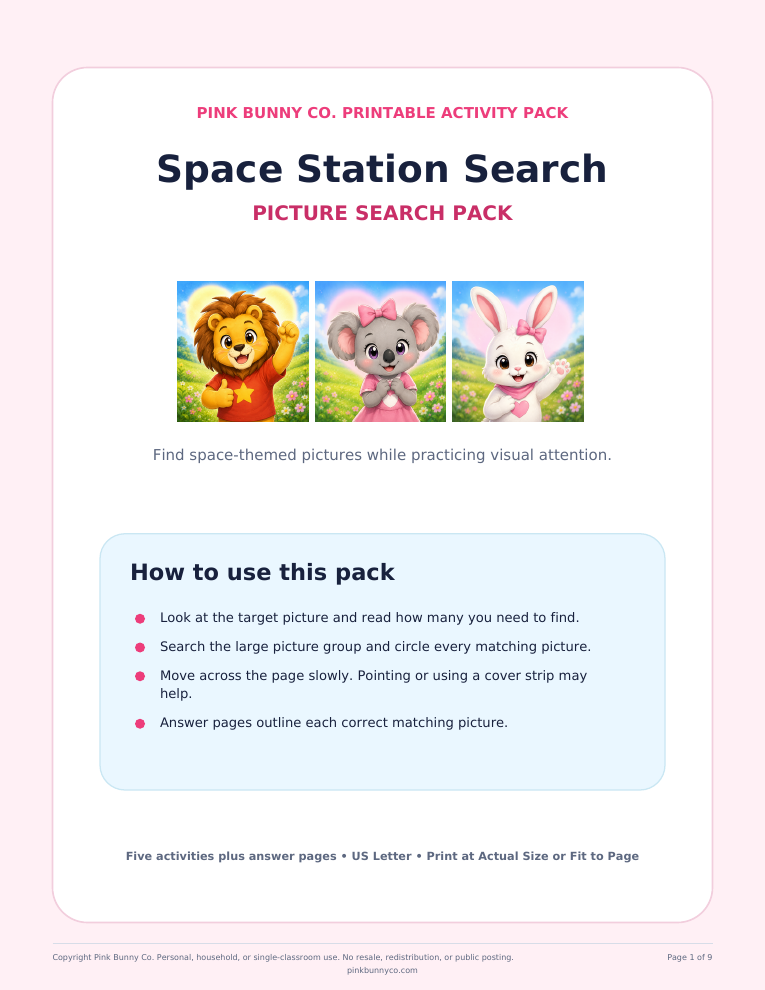 Space Station Picture Search example cover