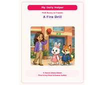 A Fire Drill Social Story cover