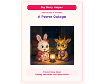 A Power Outage Social Story cover