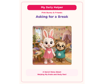 Asking for a Break Social Story cover