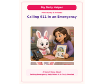 Calling 911 in an Emergency Social Story cover