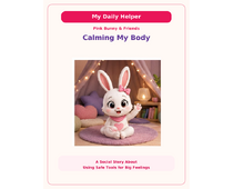 Calming My Body Social Story cover