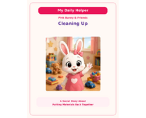 Cleaning Up Social Story cover