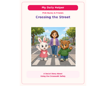 Crossing the Street Social Story cover