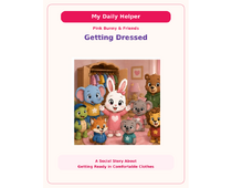 Getting Dressed Social Story cover