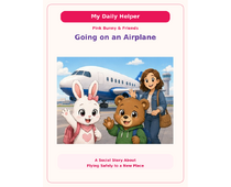 Going on an Airplane Social Story cover