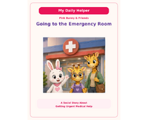 Going to the Emergency Room Social Story cover