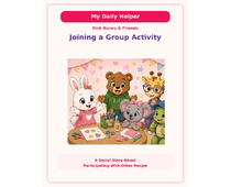 Joining a Group Activity Social Story cover