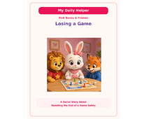 Losing a Game Social Story cover