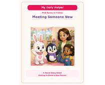 Meeting Someone New Social Story cover