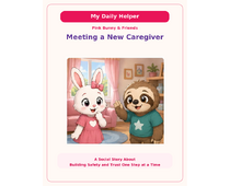 Meeting a New Caregiver Social Story cover