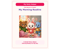 My Morning Routine Social Story cover