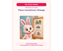 Plans Sometimes Change Social Story cover
