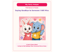Saying Goodbye to Someone I Will Miss Social Story cover