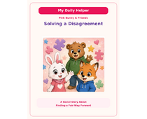 Solving a Disagreement Social Story cover