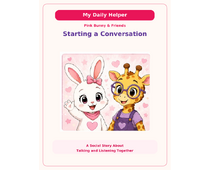 Starting a Conversation Social Story cover