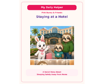 Staying at a Hotel Social Story cover