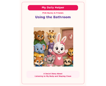 Using the Bathroom Social Story cover