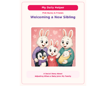 Welcoming a New Sibling Social Story cover