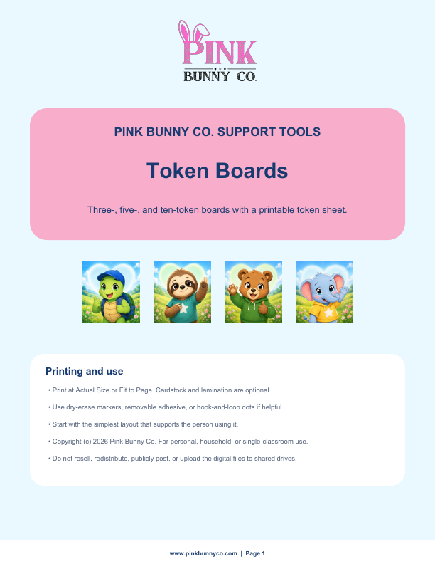 Token Boards cover