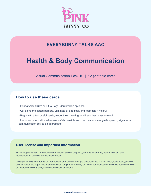 Health & Body Communication Visual Communication Pack cover