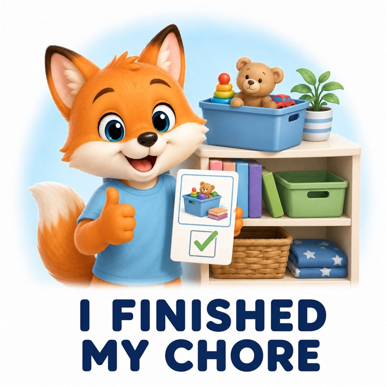 I Finished My Chore card preview